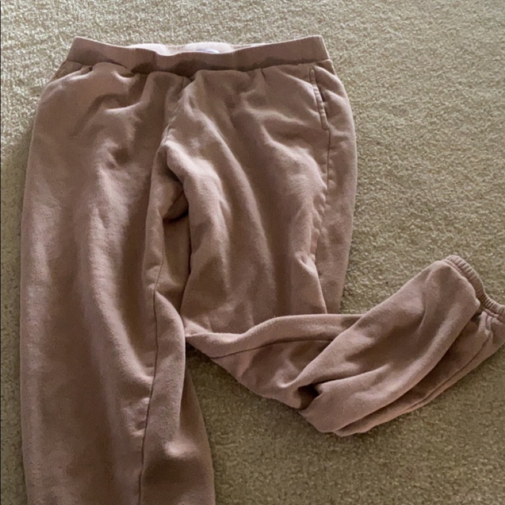 Tan joggers